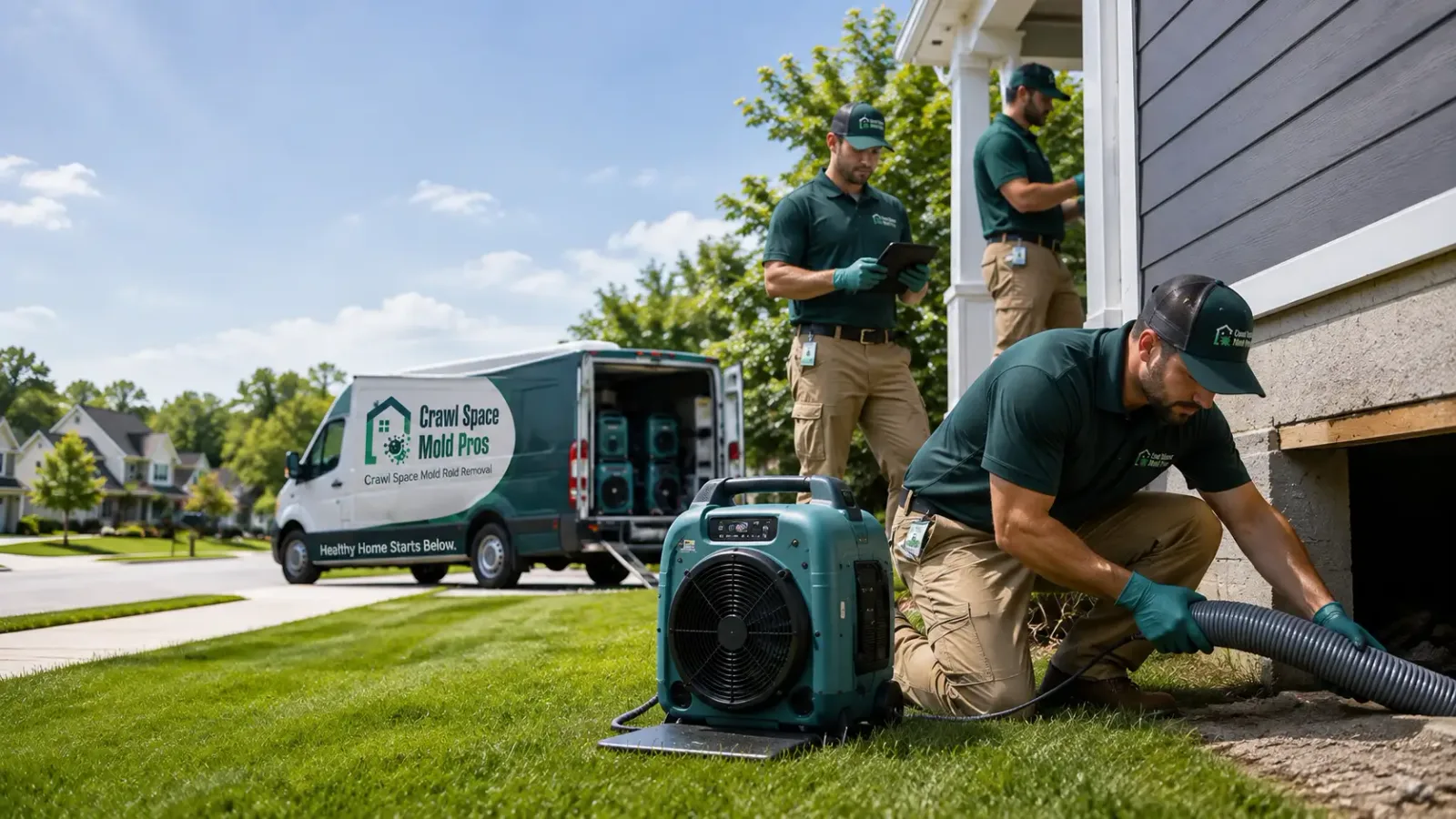 Crawl Space Mold Removal in Mead, NE